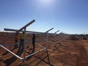 هيكل التثبيت الأرضي المصنوع من الألومنيوم