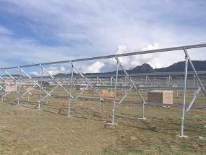 نظام الطاقة الشمسية الأرضي المصنوع من الألومنيوم